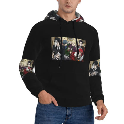 Black Butler: Sebastian Hoodies Hip Hop Pullover Autumn Winter Men's Women's Sweatshirts Long Sleeve Tops