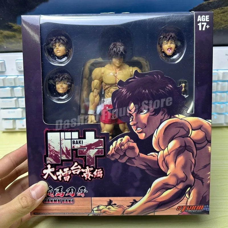 Baki: Hanma Son Of Ogre Action Figure Hanma Yuujiro Figurine Ko Fighting PVC Collection Anime Yujiro Figures Model Toys Gifts