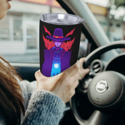 KPop Demon Hunters - Derpy  Insulated Tumbler with Lid Vacuum Thermal Mug Outdoor Travel Car Bottle Cup, 20oz
