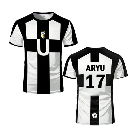 Blue Lock: Ubers Jerseys Summer Soccer T Shirts Cosplay Uniforms Barou Aiku T Shirt Unisex Street Wear Tops AIKU