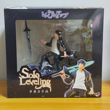 Solo Leveling: 20cm  Sung Jin Woo Model Figure Statue Decoration Toys Hobbies Holiday Gift