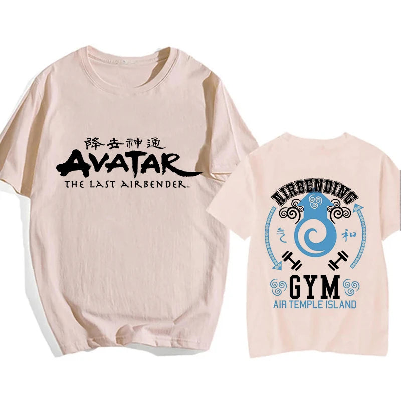 Avatar The Last Airbender: Y2k Shirt Streetwear Appa Yip Casual Tshirt Hip Hop Harajuku Tees Tops Fashion Mange T-shirt Clothes