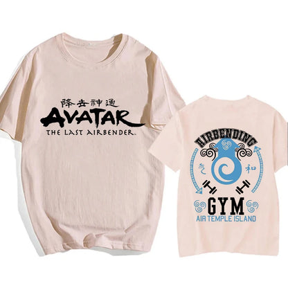 Avatar The Last Airbender: Y2k Shirt Streetwear Appa Yip Casual Tshirt Hip Hop Harajuku Tees Tops Fashion Mange T-shirt Clothes