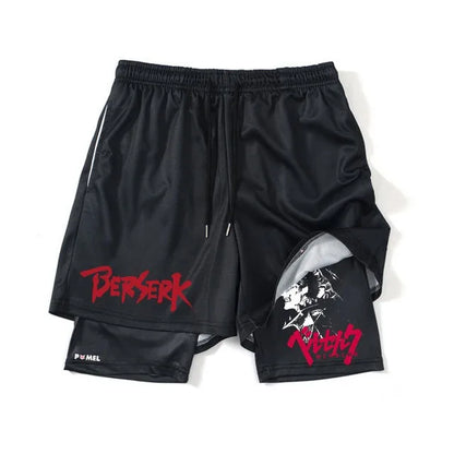 Hajime No Ippo: Custom Gym Compression Shorts Running Workout GYM Summer Shorts