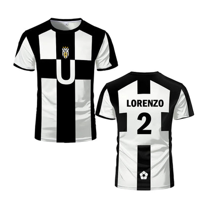 Blue Lock: Ubers Jerseys Summer Soccer T Shirts Cosplay Uniforms Barou Aiku T Shirt Unisex Street Wear Tops AIKU