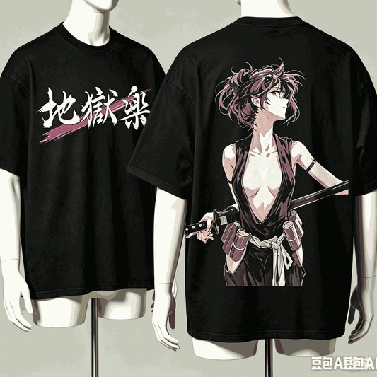 Hell's Paradise: Lover T-shirt Harajuku Cotton New Model High Street Retro Fashion Oversized Unisex hot product Comfortable