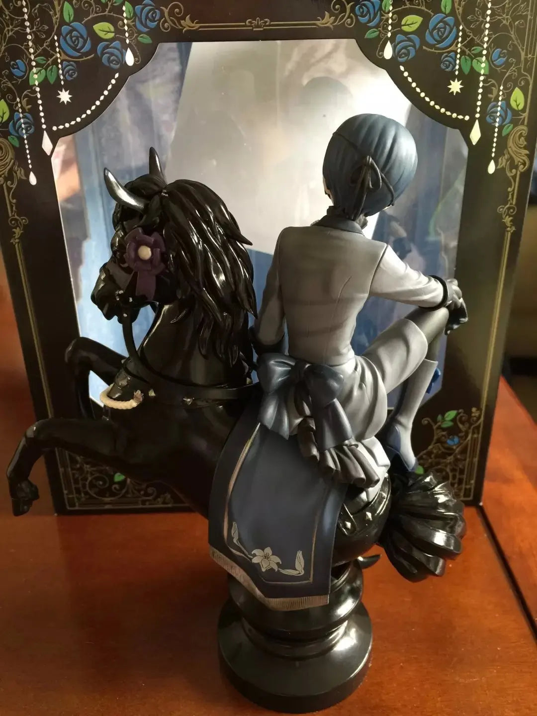 Black Butler: Ciel Phantomhive Sebastian Michaelis Anime Figure Model Statue Boys Collection Desktop Decoration Ornament Toy