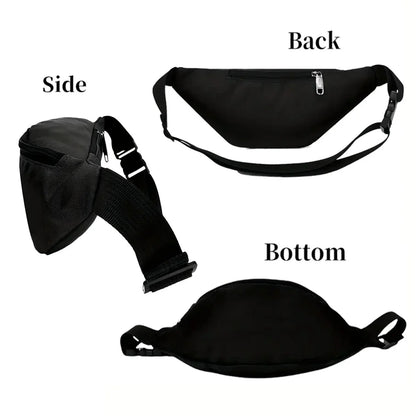 Ghost in the Shell: Major Motoko Kusanagi Cyberpunk Anime Jacket Stylish Waist Backpack Crossbody Chest Bag Street Casual Sporty
