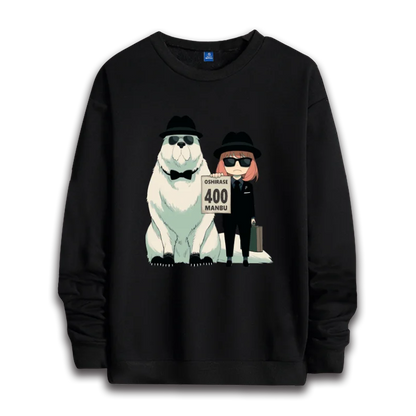 Spy x Family: anime sweatshirts  women's round neck top couple round neck hoodie couple loose casual fashion