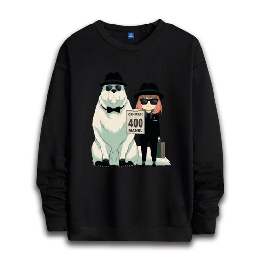 Spy x Family: anime sweatshirts  women's round neck top couple round neck hoodie couple loose casual fashion