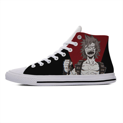 My Hero Academia : Volume 1 Kirishima Eijiro Casual Cloth Shoes High Top Lightweight Breathable 3D Print