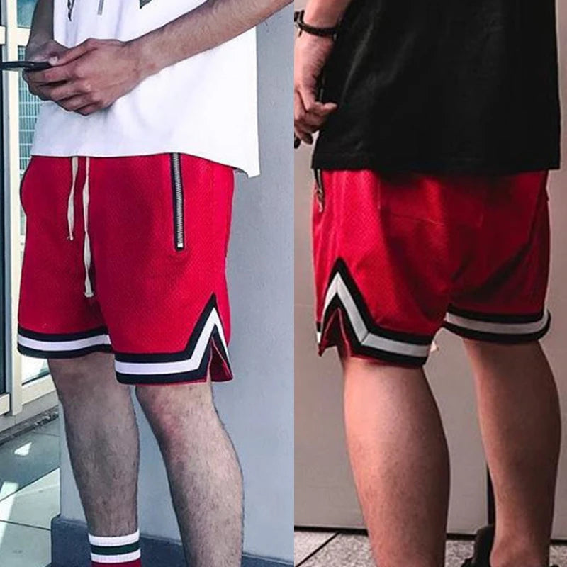 Baki Hanma: Active Athletic Shorts for  Print Breathable Quick Dry Basketball Shorts with Zippered Pockets Gym Fitness