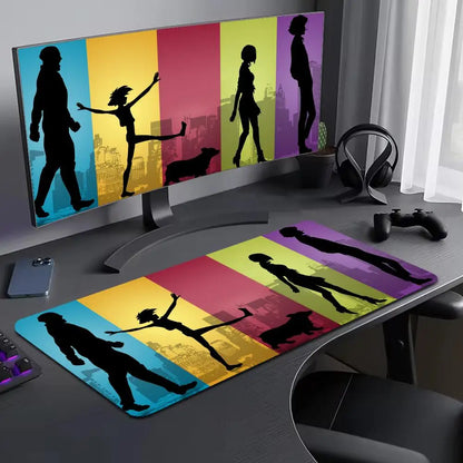 Cowboy Bebop: Mouse Pad Large Computer Mouse Pad Office Accessories XXL Pc Gamer Non-slip Deskmat Mousepad Keyboard Rubber Game
