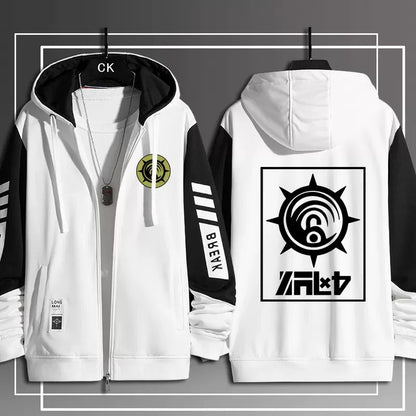 Gachiakuta:  Zip Up Hoodie Rude Riyo Costume Casual Harajuku Long Sleeves Men Women Zipper Hoodies Sweatshirt Outerwear Coat