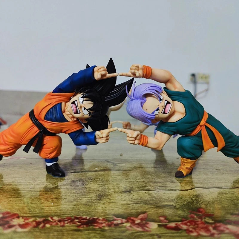 Dragon Ball Z: Son Goten Figure Gotenks Trunks Combined Body Action Figures 10cm PVC Statue Collection Model Toys Gifts