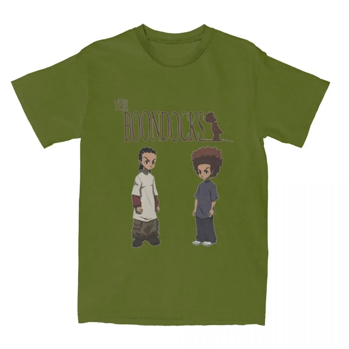 The Boondocks: Riley Huey Freeman T Shirt Stuff 100% Cotton Clothes Vintage Short Sleeve Tee Graphic Printing T-Shirt