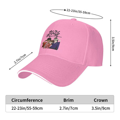Samurai Champloo: Casual Baseball Cap Main Characters Trucker Hat For Female Male Dropshipping Street Style Baseball Caps