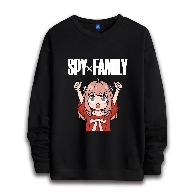 Spy x Family: anime sweatshirts  women's round neck top couple round neck hoodie couple loose casual fashion
