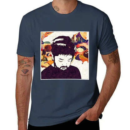 Samuari Champloo: Nujabes Plain (Color) T-Shirt Work Utility Casual Tee Shirt