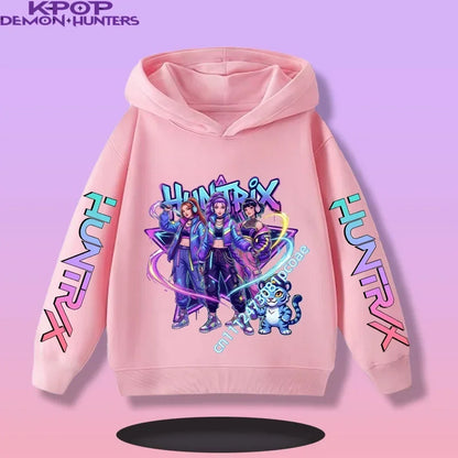 KPop Demon Hunters:  Children's Sweatshirt Girls' Clothes Girls' Sweatshirt New Fall and Winter New Cute Fashion Hoodie