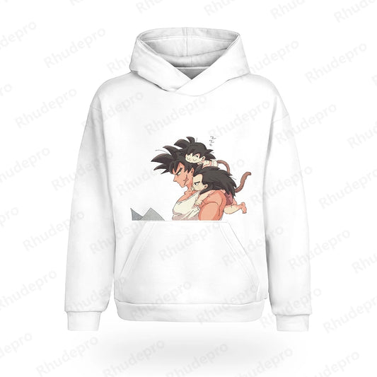 Dragon Ball: Oversized Men's Hoodie Clothing Hip Hop 5XL Goku Harajuku Style Tshirts Anime Vegeta Tops Streetwear Trend