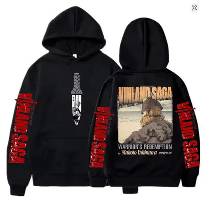 Vinland Saga:  Thorfinn Karlsefni Funny Hoodie Hip Hop Graphic Sweatshirt Poleron Hombre Streetwear Harajuku Tracksuit