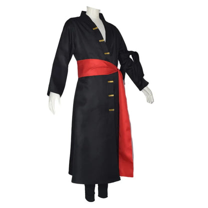 One Piece: Fantasia Wano Country Roronoa Of Zoro Cosplay Kimono Anime Pirate Disfraz Costume Men Male Halloween Carnival Party Clothes