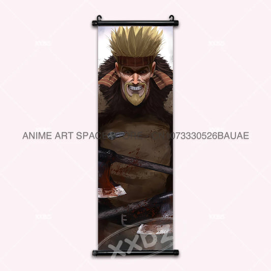 Vinland Saga: Hanging Painting Thorfinn Karlsefni Anime Decorative Poster Leif Ericson Room Decor Scroll Picture Cartoon Wall Art