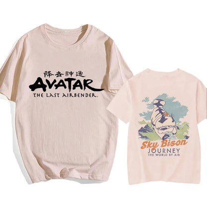 Avatar The Last Airbender: Y2k Shirt Streetwear Appa Yip Casual Tshirt Hip Hop Harajuku Tees Tops Fashion Mange T-shirt Clothes