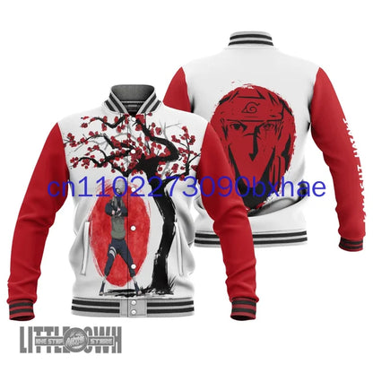 Naruto: 2025 Spring and Autumn New Baseball Jacket 3D Printed Anime Street Fashion Jacket