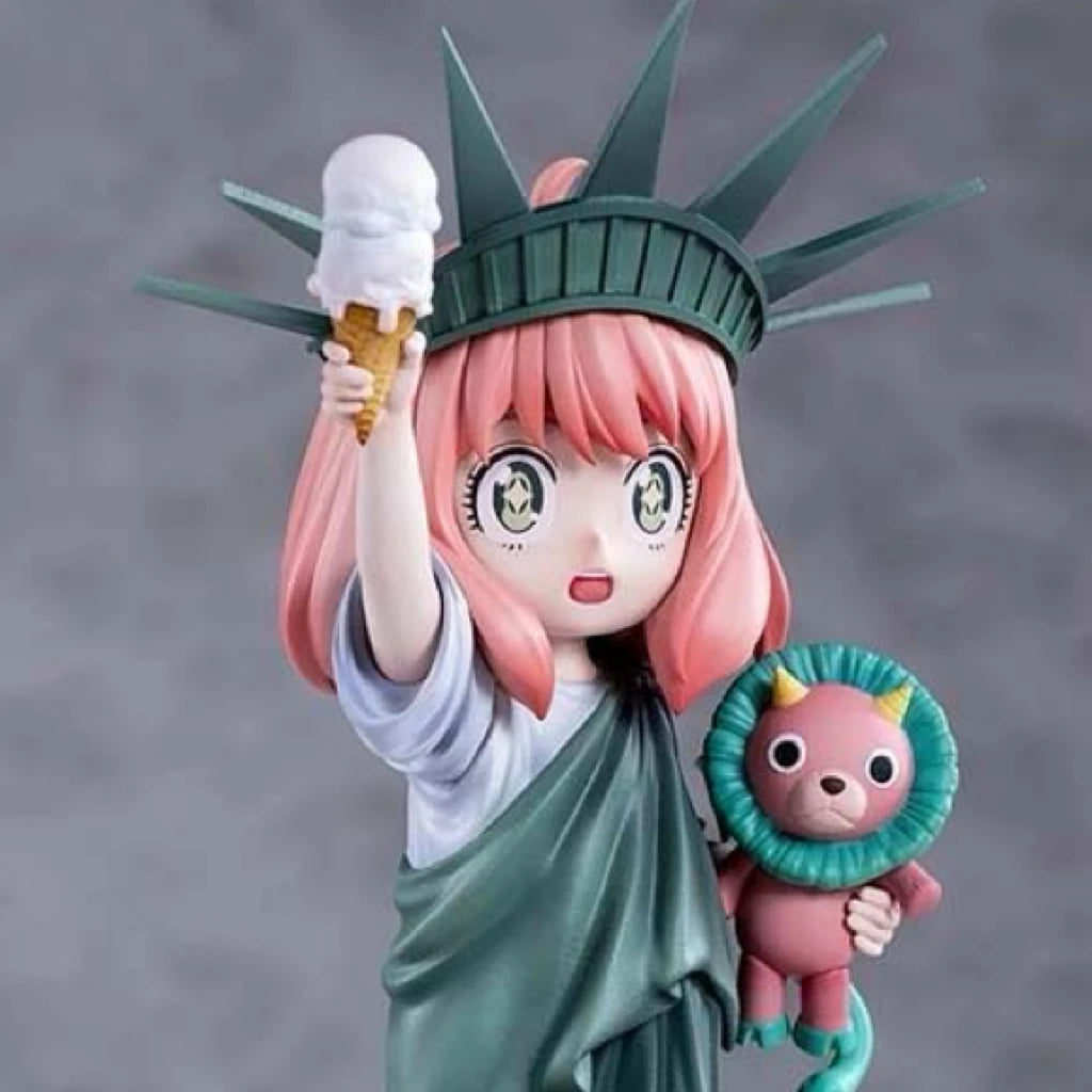 Spy x Family: Anya Forger Statue Of Liberty Anime Girl Action Figure Model Statue Collection Desktop Decoration Ornament Toys