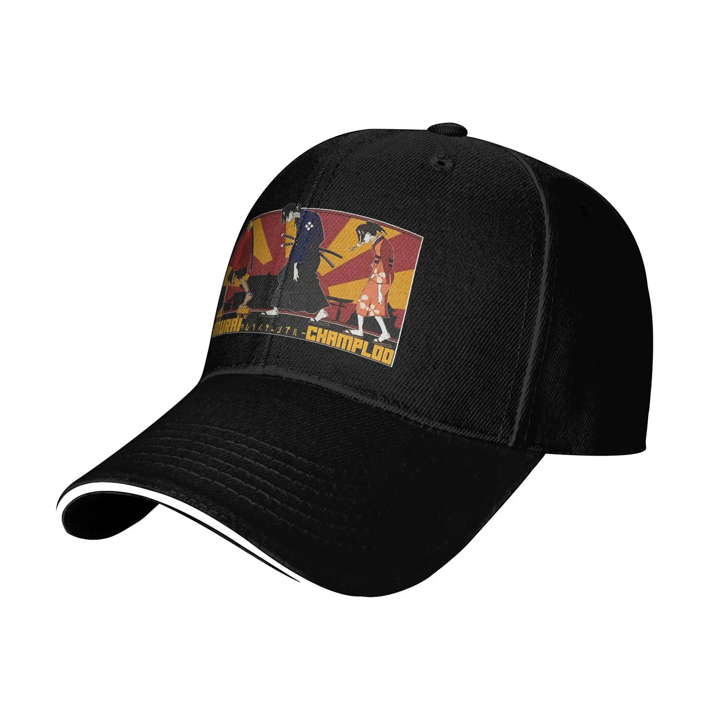 Samurai Champloo: Fuu Jin And Mugen  Baseball Cap  Women Print Hip Hop Hats Summer Stylish Outdoor Sports Snapback Cap