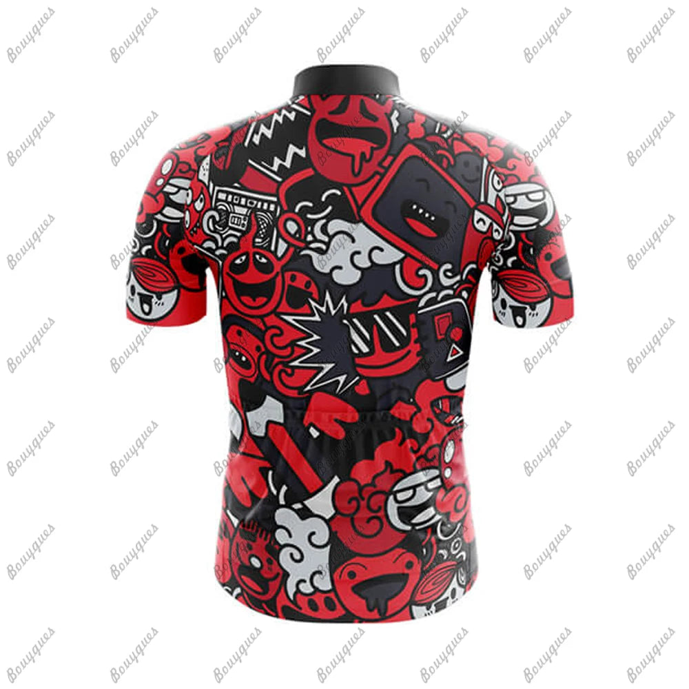 Yowamushi Pedal: Team Men Cycling Jersey MTB Maillot Bike Shirt Downhill Jersey High Quality Pro Team Tricota Mountain Bicycle Clothing