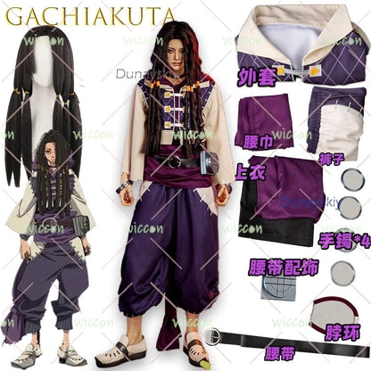 Gachiakuta: Jabber Wonger Cosplay Costume GACHIAKUTA Halloween Uniform Anime Outfit Halloween Cos Halloween Party Costume Sexy For Men