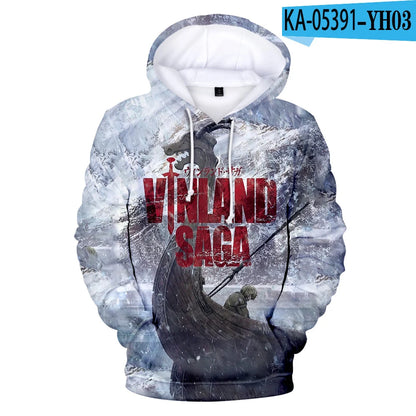 Anime Vinland: Saga Thorfinn Karlsefni 3D Print Oversized Women/Men Hoodie Sweatshirt Streetwear Hip Hop Pullover Hooded Jacket