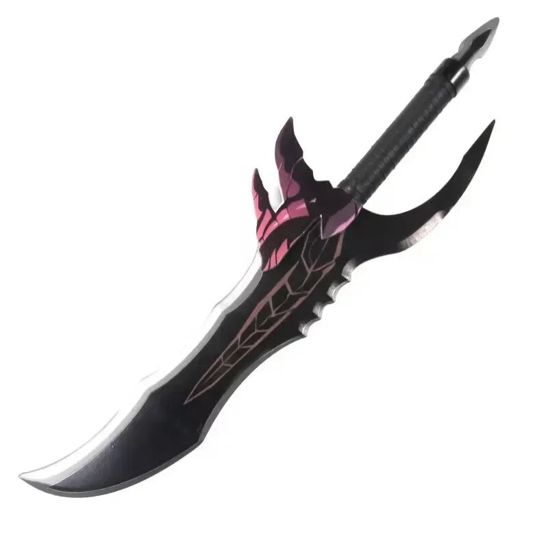 Solo Leveling: Cospaly Prop Cheng Xiaoyu Sword Knight Killer Katanan Fangs Samurai PU/ Wooden Weapon Cospaly Toy Boys