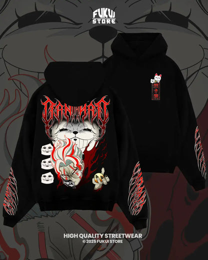 Dandadan :Turbo Granny Hoodie Evil Eye Men Women Overszied Autumn Winter Fleece-lined Warm Sweatshirts Female Male Clothing Coats