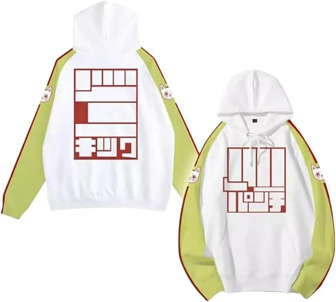 Dandadan: Okarun hooded drawstring pocket sweatshirt men/women harajuku Pullovers Vintage 90s Fashion