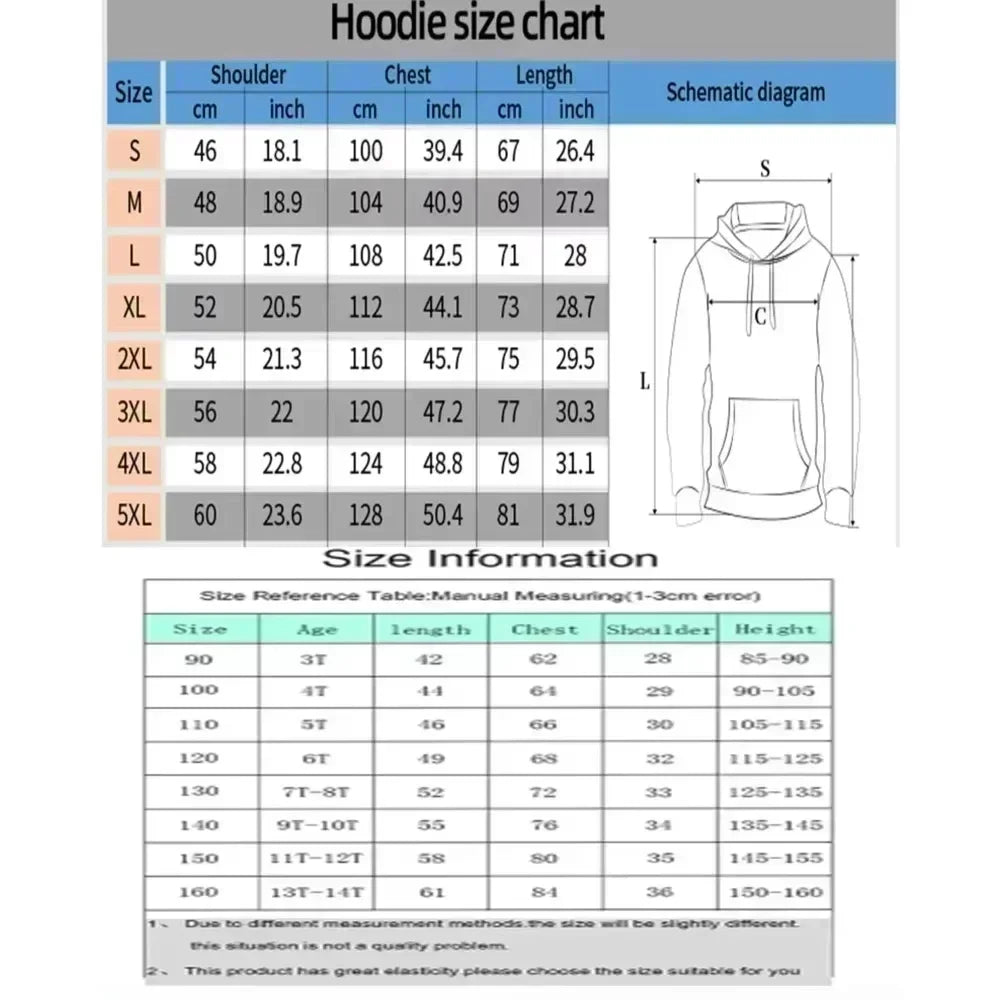 Demon Slayer: Kimetsu no Yaiba Men's Hoodie Tengen Uzui Anime Spring Autumn Winter Boy Comfort Long-sleeved Parent-child Outfit
