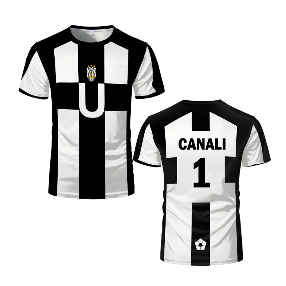 Blue Lock: Ubers Jerseys Summer Soccer T Shirts Cosplay Uniforms Barou Aiku T Shirt Unisex Street Wear Tops AIKU