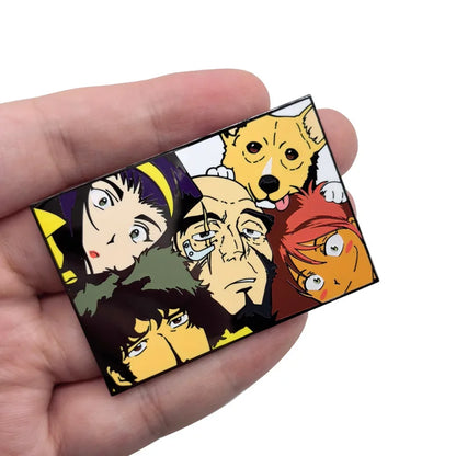 Cowboy Bebop: Metal Badges Japanese Anime Pins Manga Brooches for Bag Backpack Clothing Lapel ACG Cosplay Decoration Gift