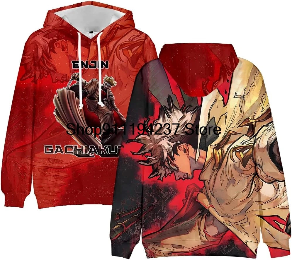 Gachiakuta: Hoodie Manga Long Sleeve Streetwear Women Men Hooded Sweatshirt 3D Clothes