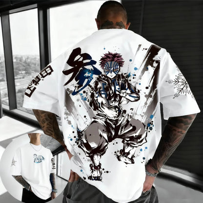 Demon Slayer: Anime Printed Men, Women T-shirt Casual Fashion Harajuku Style Street Wear Y2K