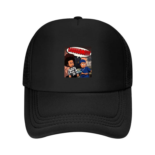 The Boondocks: (DAMN meme) Huey x Riley Freeman Baseball Cap Icon Winter hat luxury woman cap fashionable