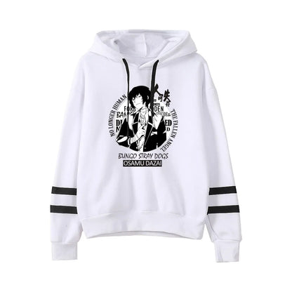 Bungo Stray Dogs: Hoodie Unisex Pocketless Sleeve Sweatshirt Men Women's Hoodie Harajuku Streetwear Japanese Manga