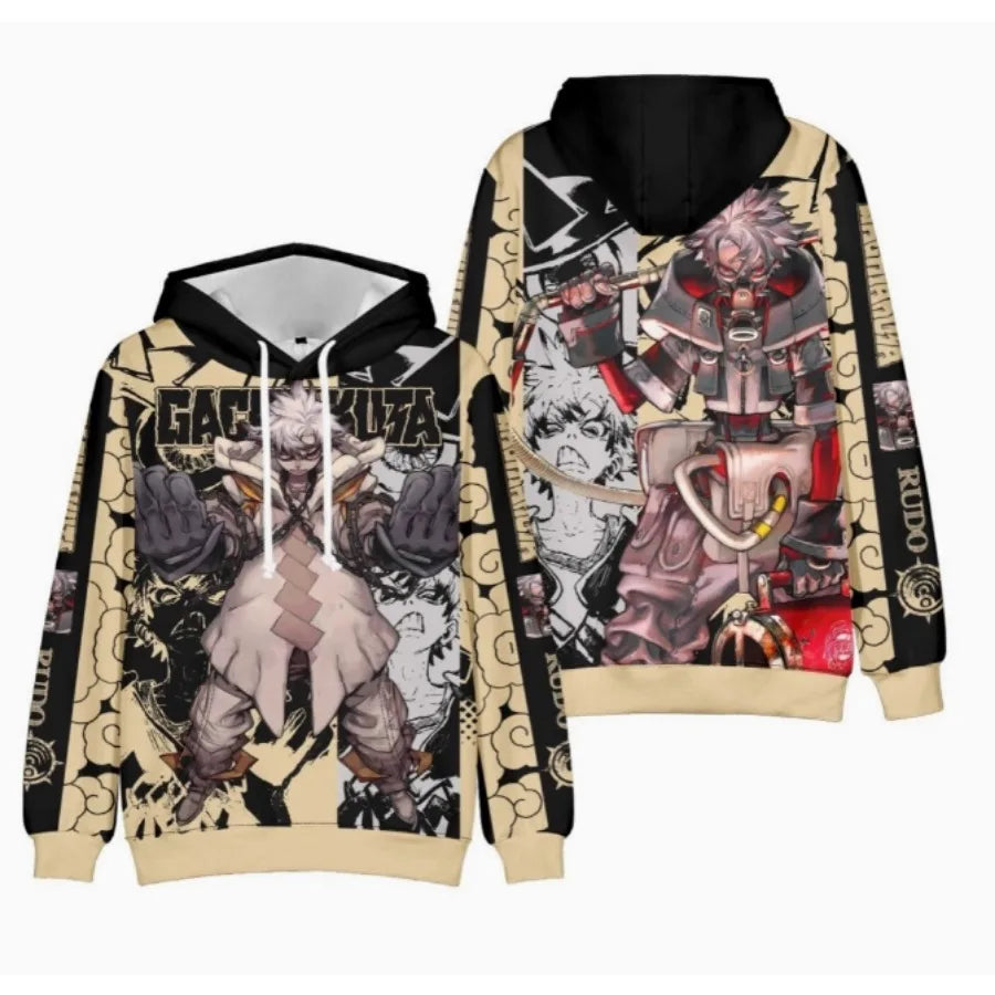 Gachiakuta: 3D Print Hoodies Men Women Casual Fashion Oversized Sweatshirts Hoodie Male Pullovers Tracksuit Clothing