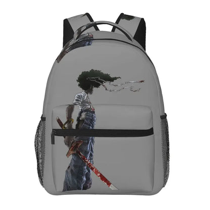 Afro Samurai: Backpack Hot Sale Daypack Large Capacity School Bag Shoulder Bags