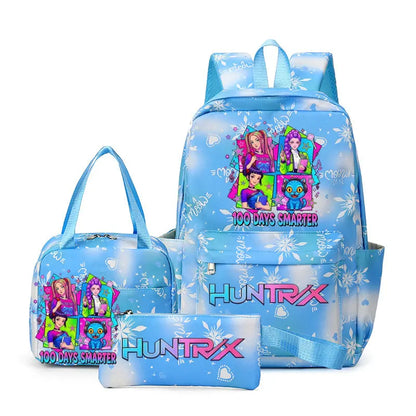 KPop Demon Hunters : Backpack 3pcs set School Bag Lunch Bag Pencil Case Girl Back To School Gift Leisure Mochila Teens Travel Bags