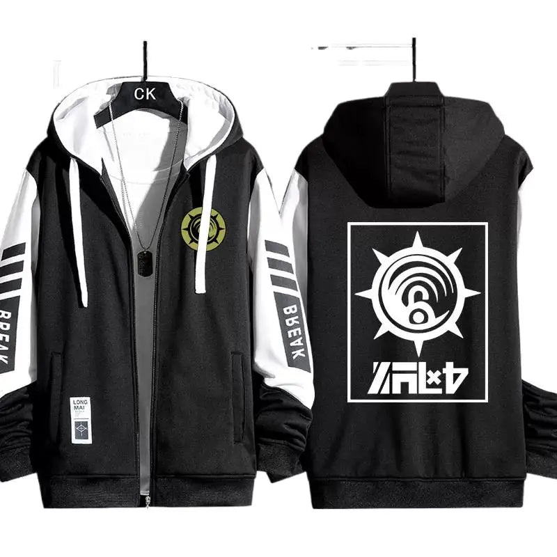 Gachiakuta:  Zip Up Hoodie Rude Riyo Costume Casual Harajuku Long Sleeves Men Women Zipper Hoodies Sweatshirt Outerwear Coat