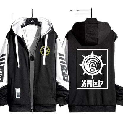 Gachiakuta:  Zip Up Hoodie Rude Riyo Costume Casual Harajuku Long Sleeves Men Women Zipper Hoodies Sweatshirt Outerwear Coat